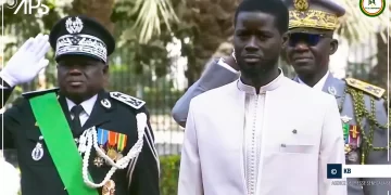 Bassirou Diomaye Faye a présidé la cérémonie de levée des couleurs du 64e anniversaire de l’indépendance