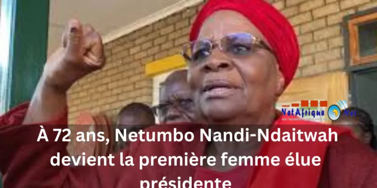 Namibie : Netumbo Nandi-Ndaitwah, première femme élue présidente
