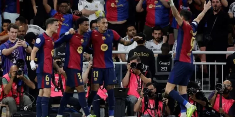 Supercoupe d’Espagne : le FC Barcelone humilie le Real Madrid et s’offre une 15ème étoile