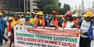 16 JOURS D&rsquo;ACTIVISME contre LES VIOLENCES BASÉES SUR LE GENRE : Le Réseau des femmes de Kédougou sensibilise à travers une randonnée citoyenne