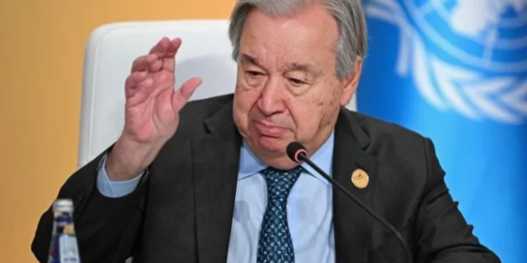António Guterres : ‘’La révolution des énergies renouvelables permet de réduire drastiquement les émissions de gaz’’