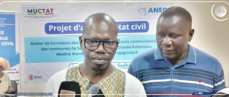 Sédhiou : l’ANEC mobilise communes et acteurs locaux pour renforcer la fiabilité de l’état civil