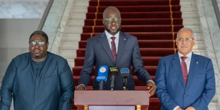 Diplomatie parlementaire : El Malick Ndiaye reçu par le Président mauritanien Mohamed Ould Ghazouani à Nouakchott