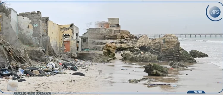 Érosion côtière à Bargny : l’État débloque 800 millions FCFA pour une digue d’urgence