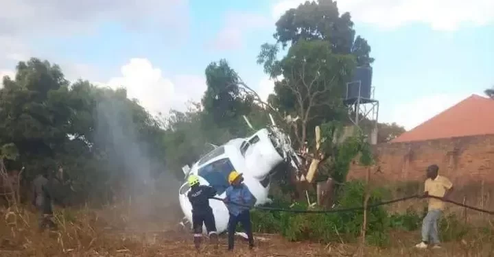 Zambie : le Vice Président sort indemne d’un accident d’hélicoptère au décollage
