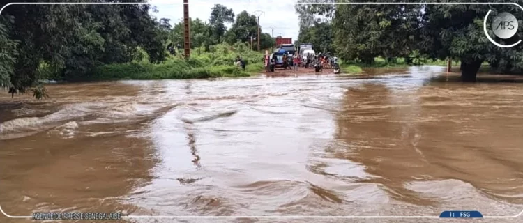Saraya : le village de Bélédougou isolé suite à de fortes pluies