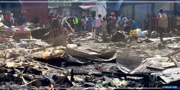 Tambacounda : un mort et une soixantaine de cantines ravagées dans un incendie au marché ”Corona”
