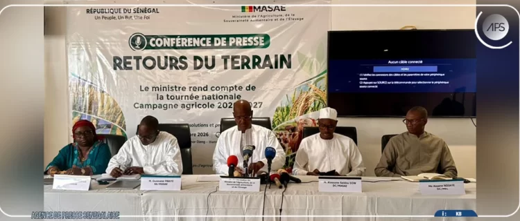 Campagne agricole 2026-2027 : Cheikhou Oumar Bâ dresse un bilan « relativement satisfaisant »